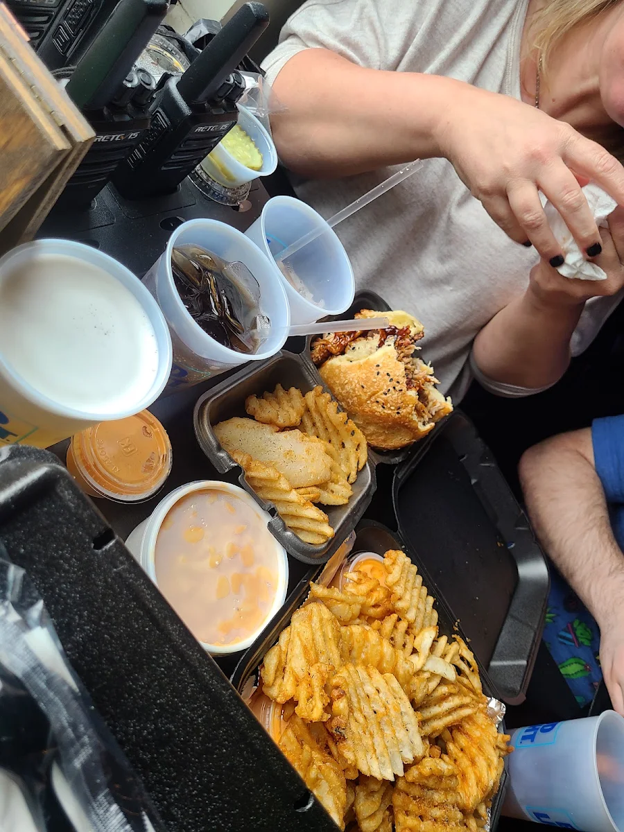 Beer Battered Fries with Cheese