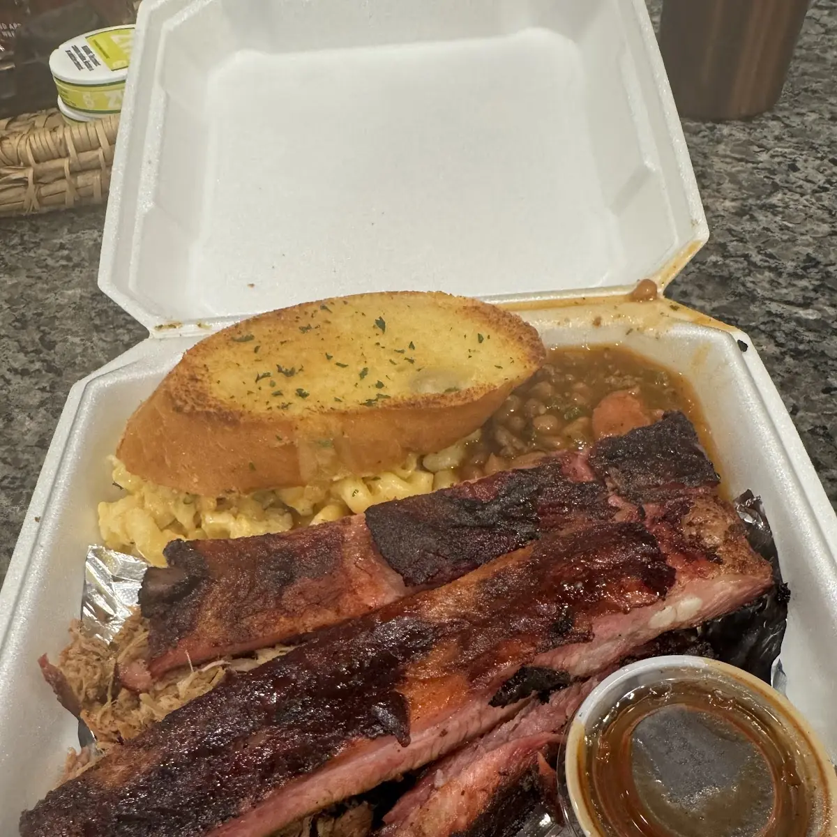 Smoked Brisket with Macaroni Cheese