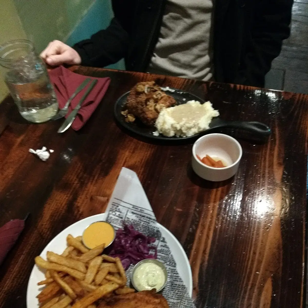 Salmon Fish and Chips