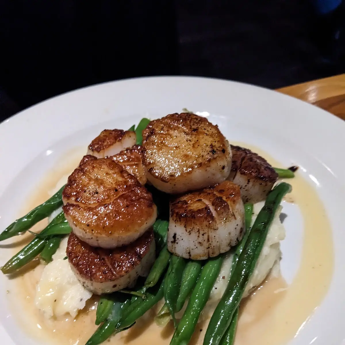 Scallops with Garlic Sauce