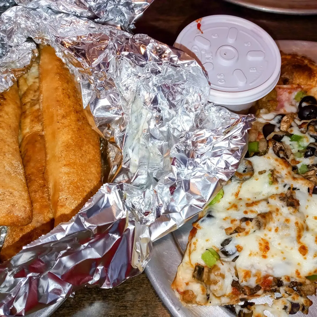 Bread Sticks and Combo Pizza