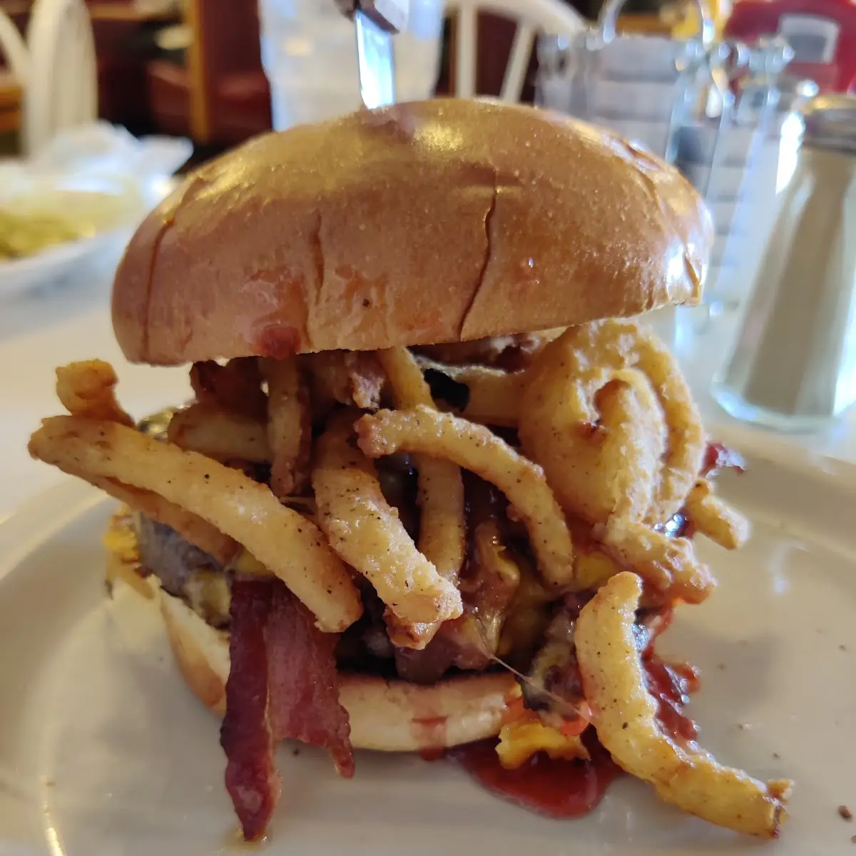 Raspberry Chipotle Burger