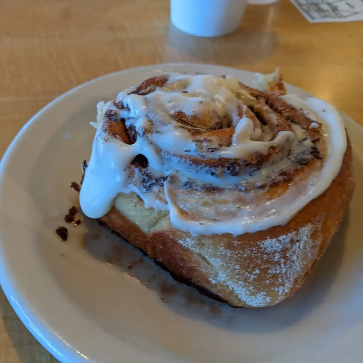 Cream Cheese Cinnamon Roll