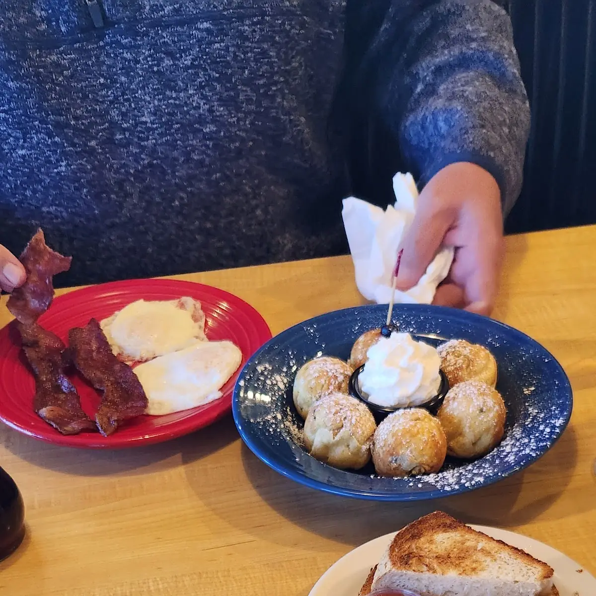 Two Eggs with One Hot Cake