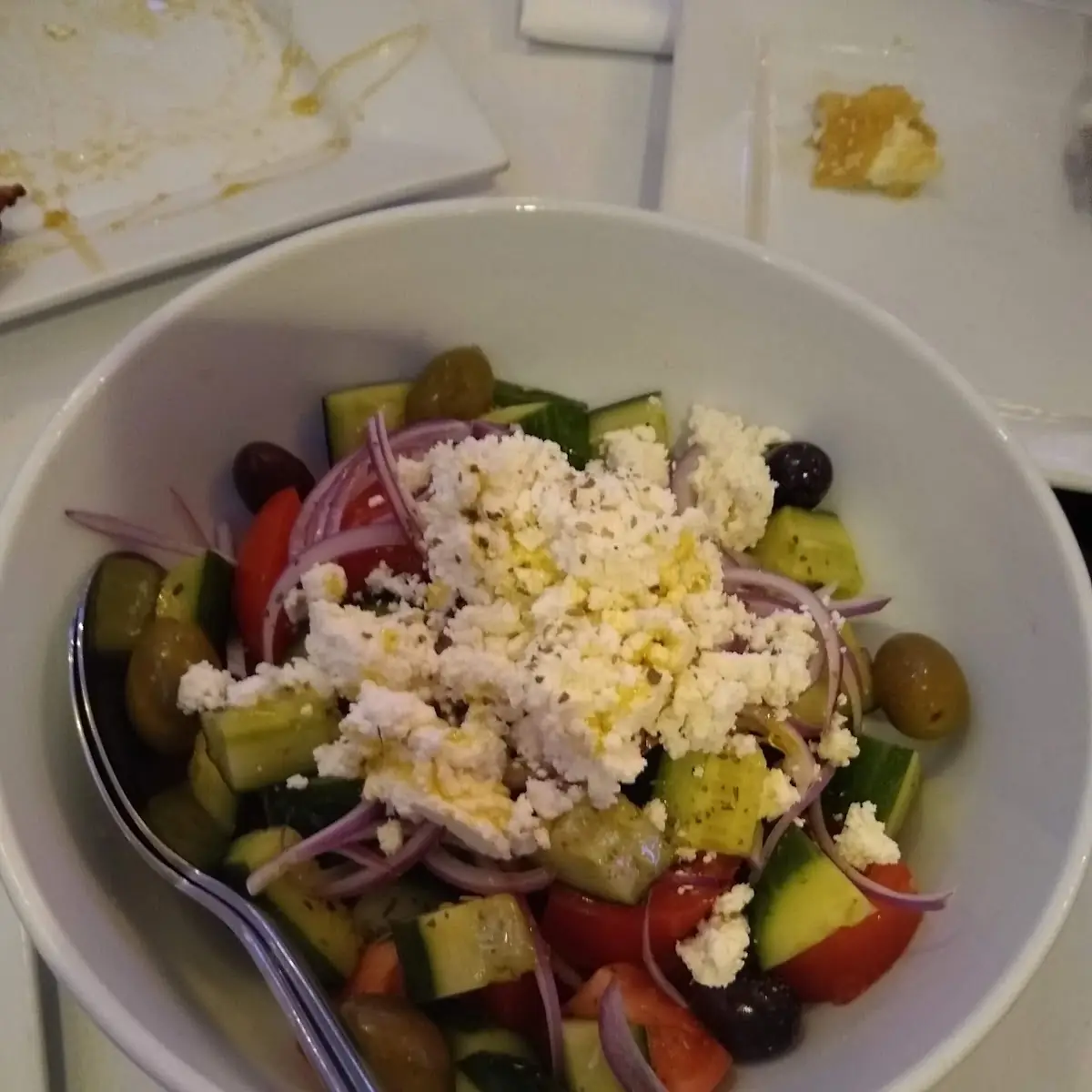 Feta Cheese with Salad