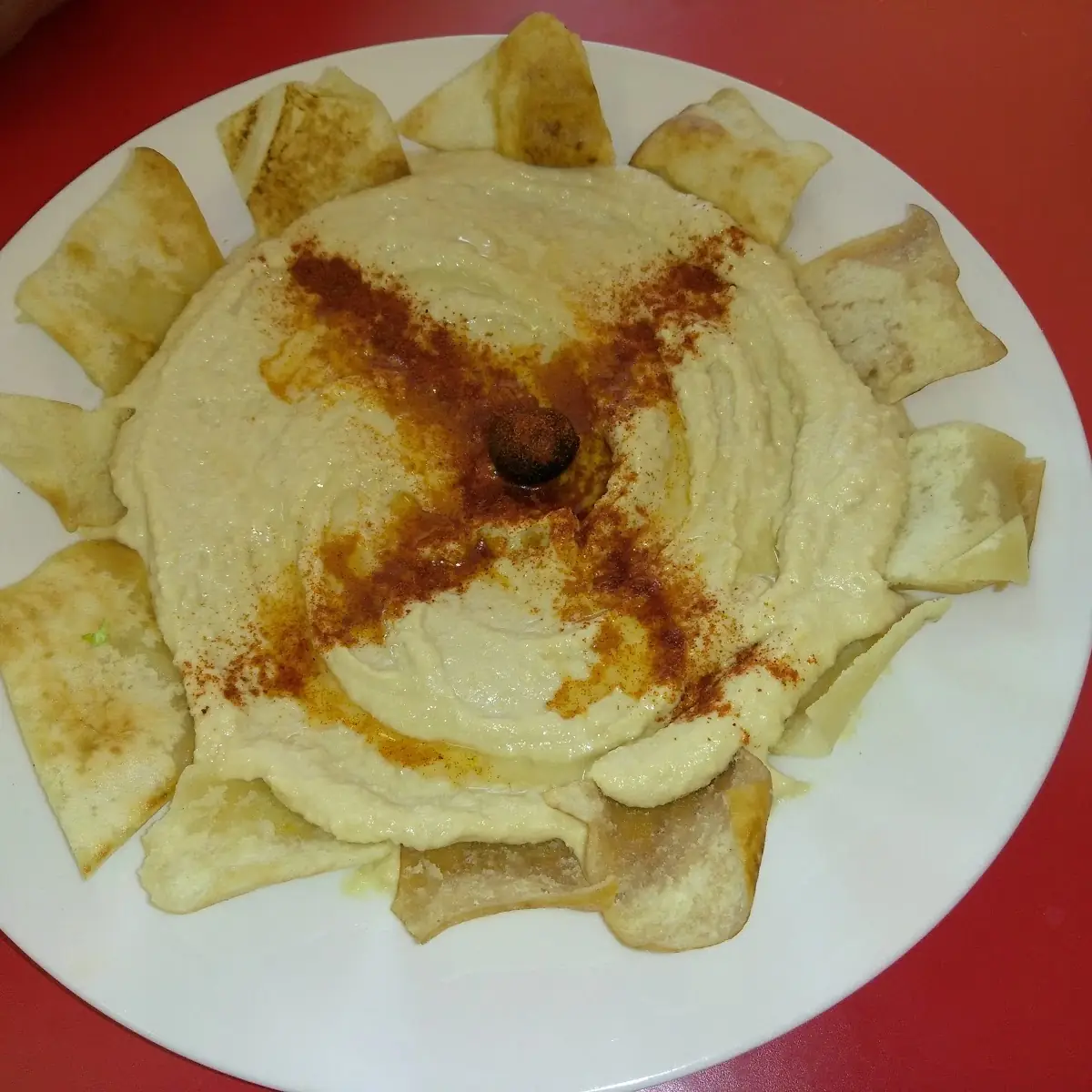 Hummus and Pita Chips