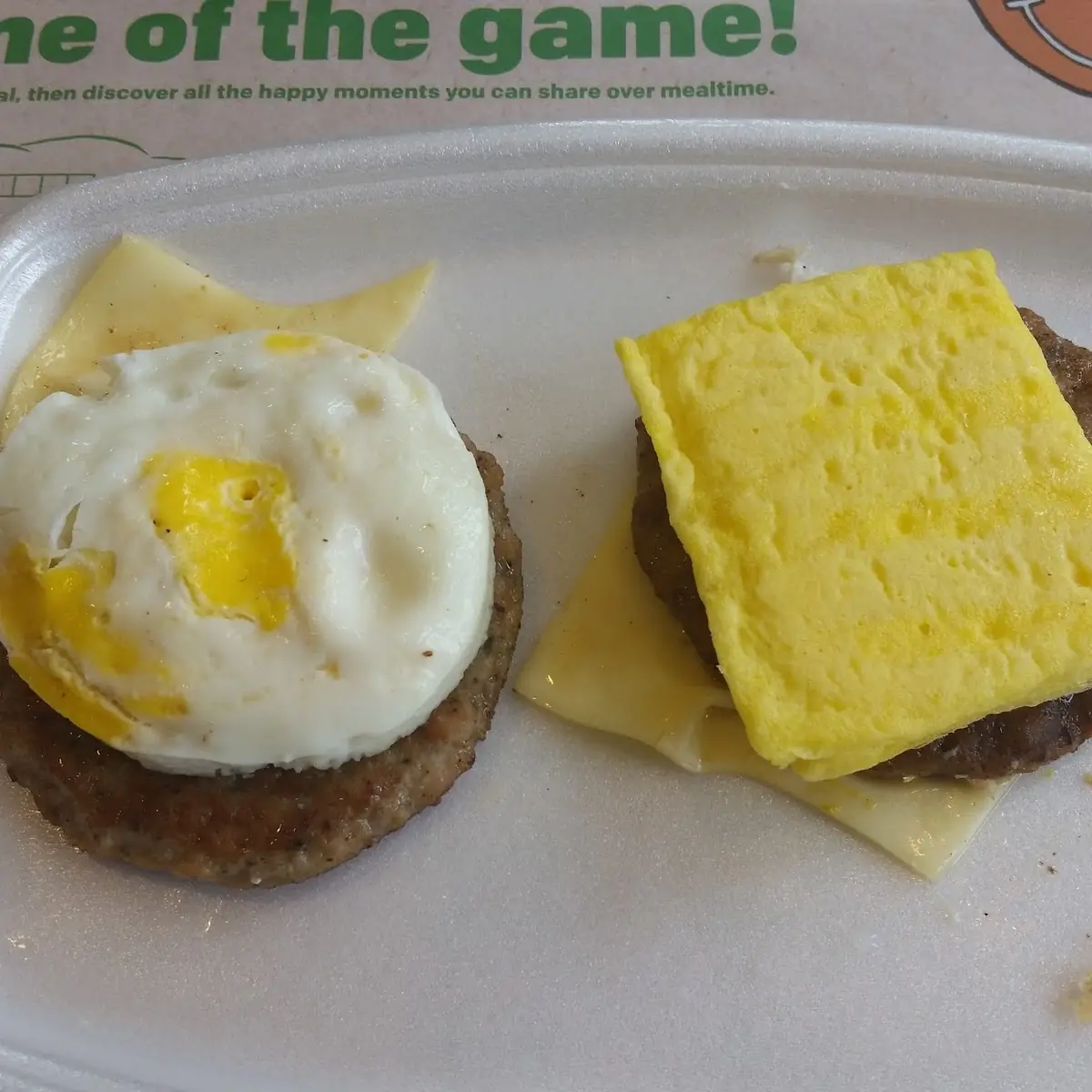 Sausage Egg Mcmuffin Meal