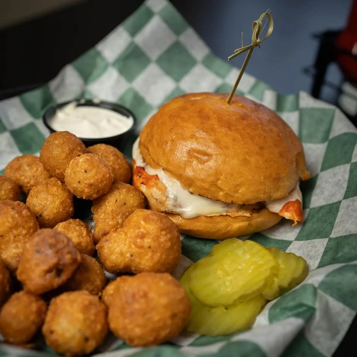 'the Pool Hall' Burger