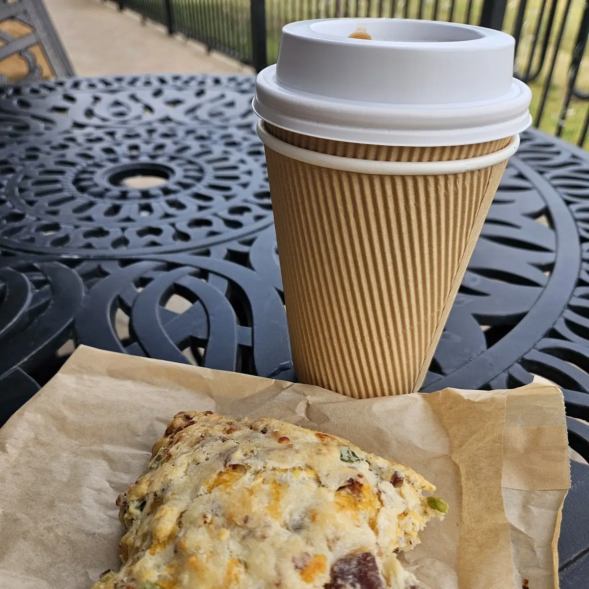 Bacon Cheddar Chive Scone