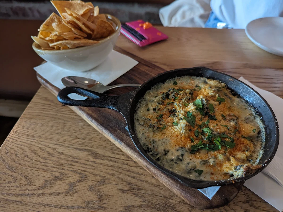 Chips and Spinach Dip