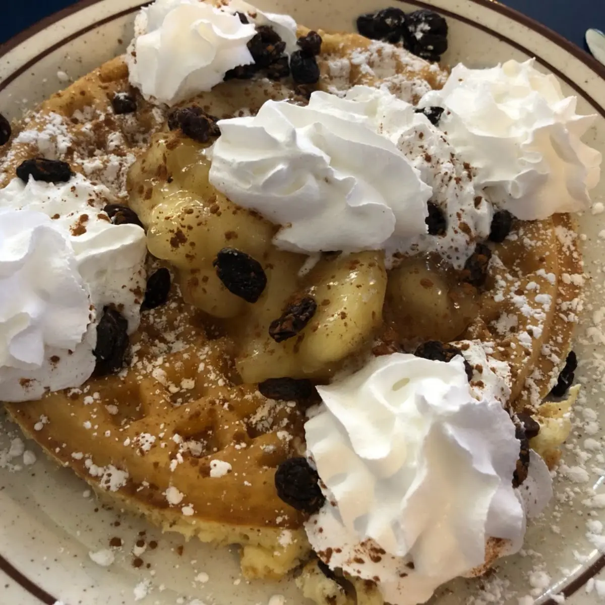 Cinnamon Raisin Waffle
