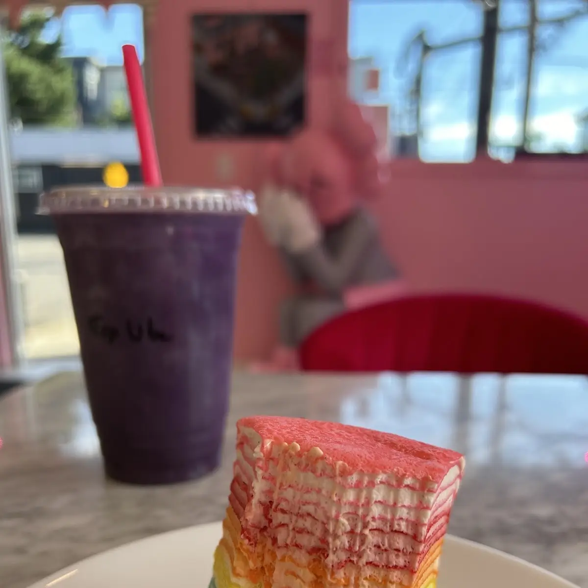 Rainbow Crepe Cake