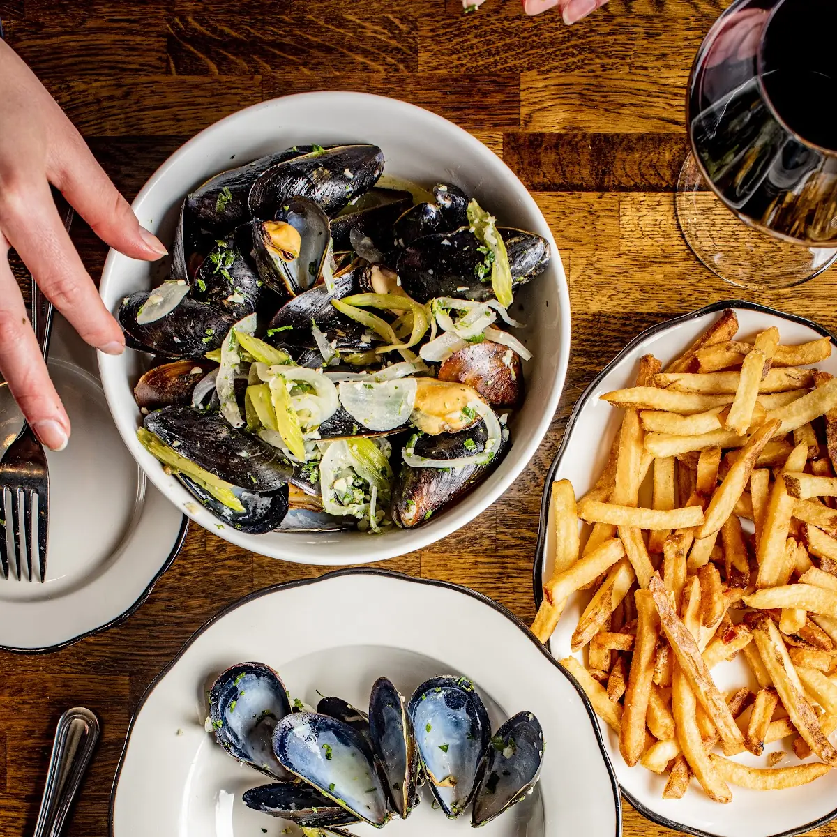 Moules Marinieres Et Frites