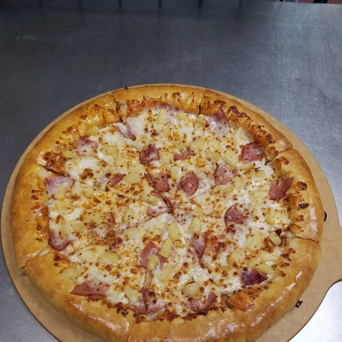 Stuffed Crust Hawaiian Pizza