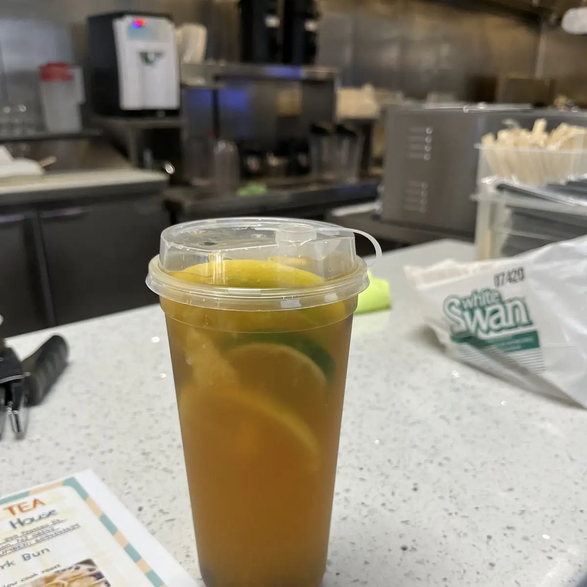 Hibiscus Tea with Tapioca