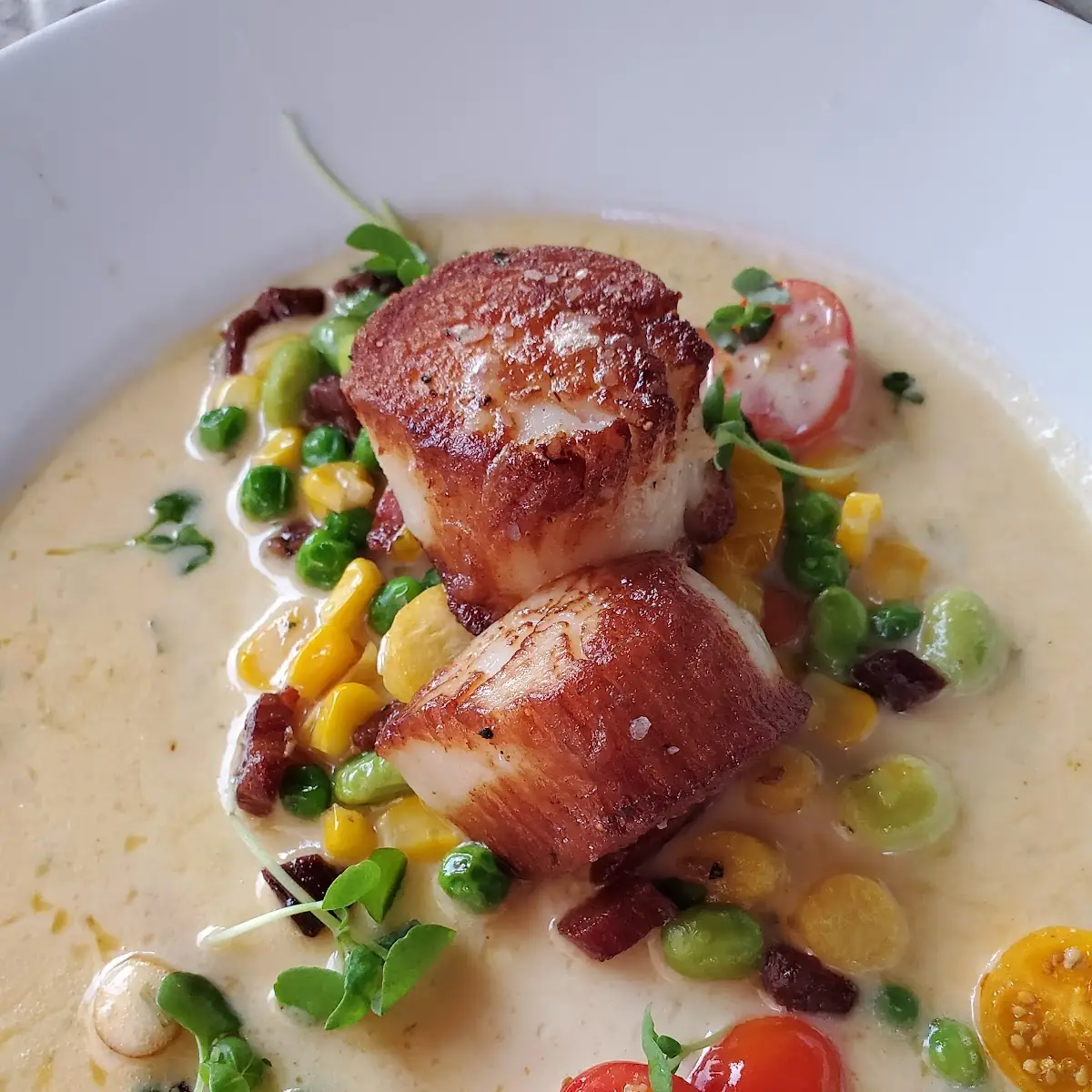 Scallops with Garlic Sauce