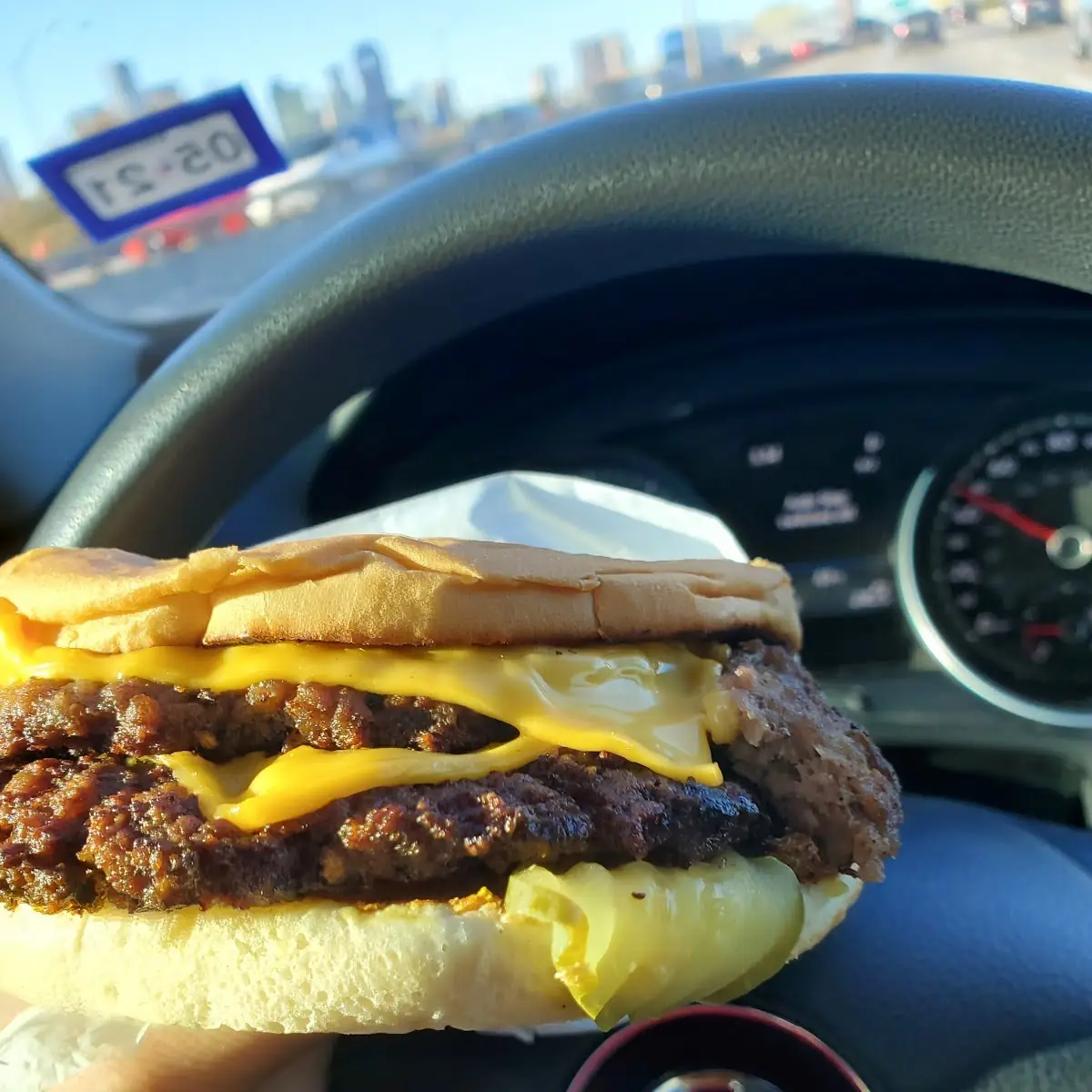 1 Jumbo Double Cheeseburger Combo
