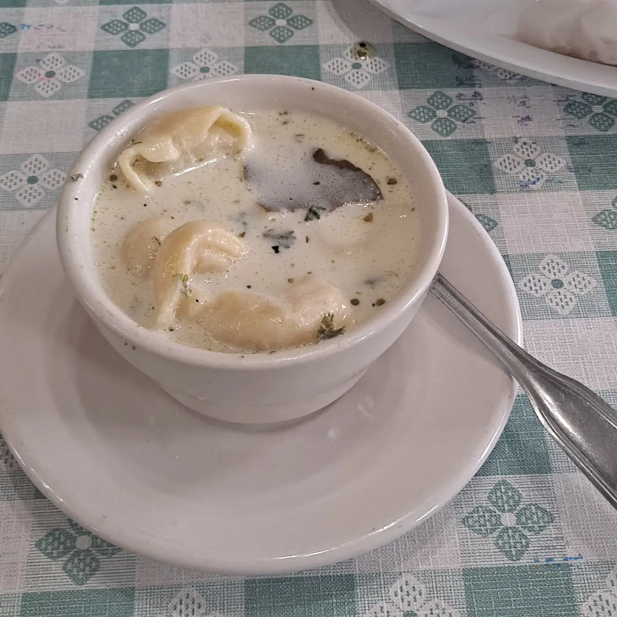 Creamy Chicken Tortellini Soup
