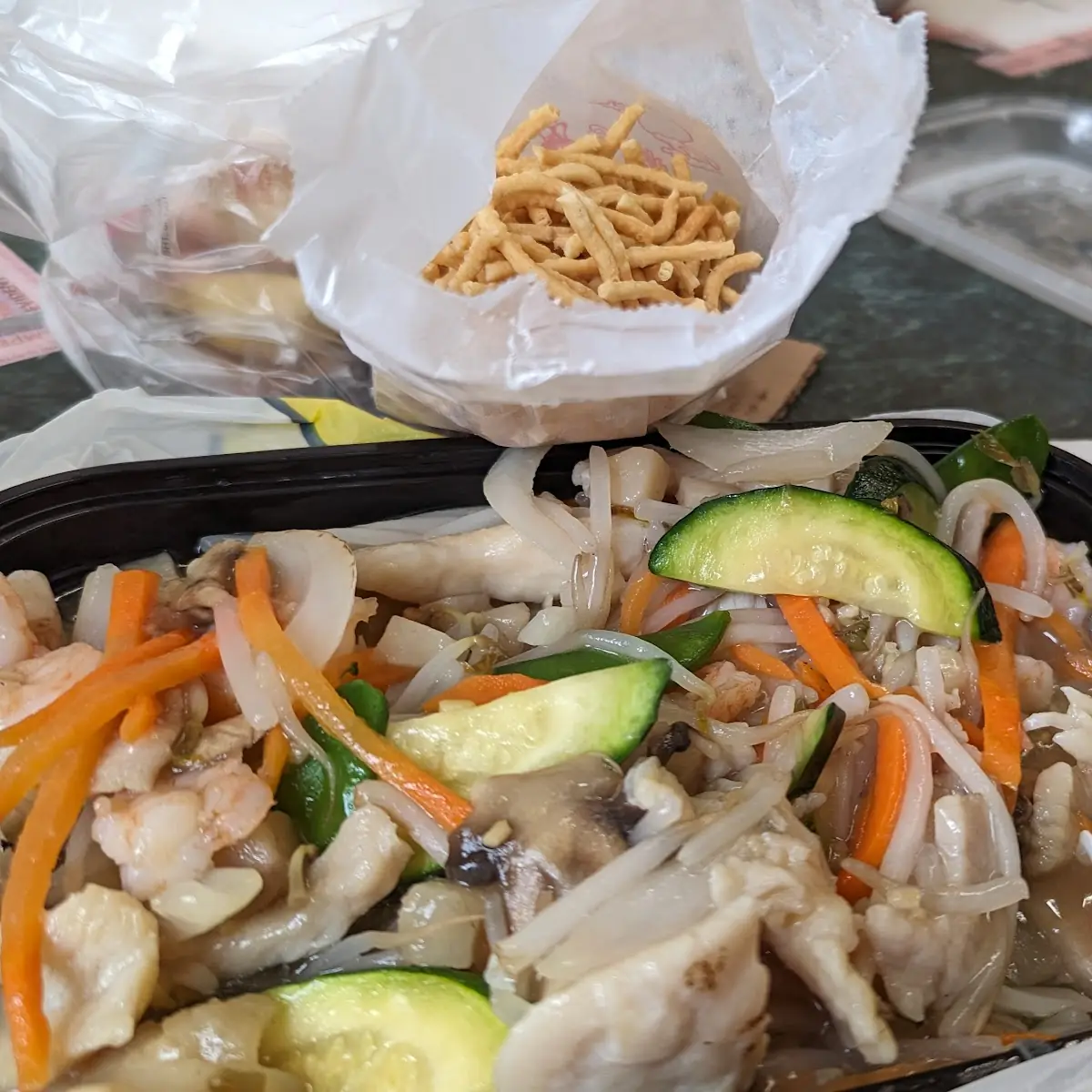 Combo Chow Mein Crunchy Noodle