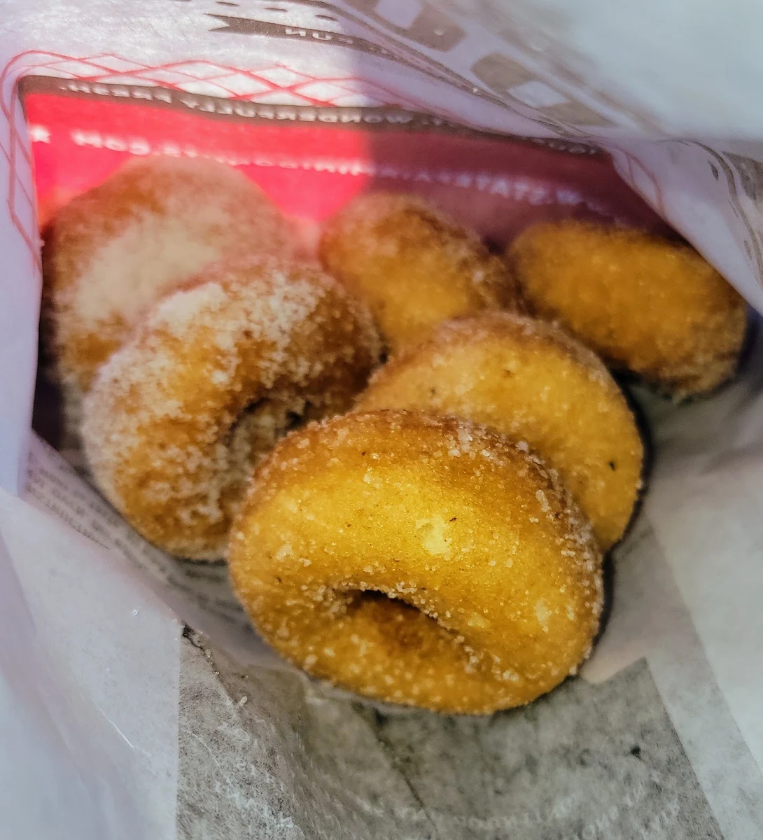 Salted Caramel Mini Donuts