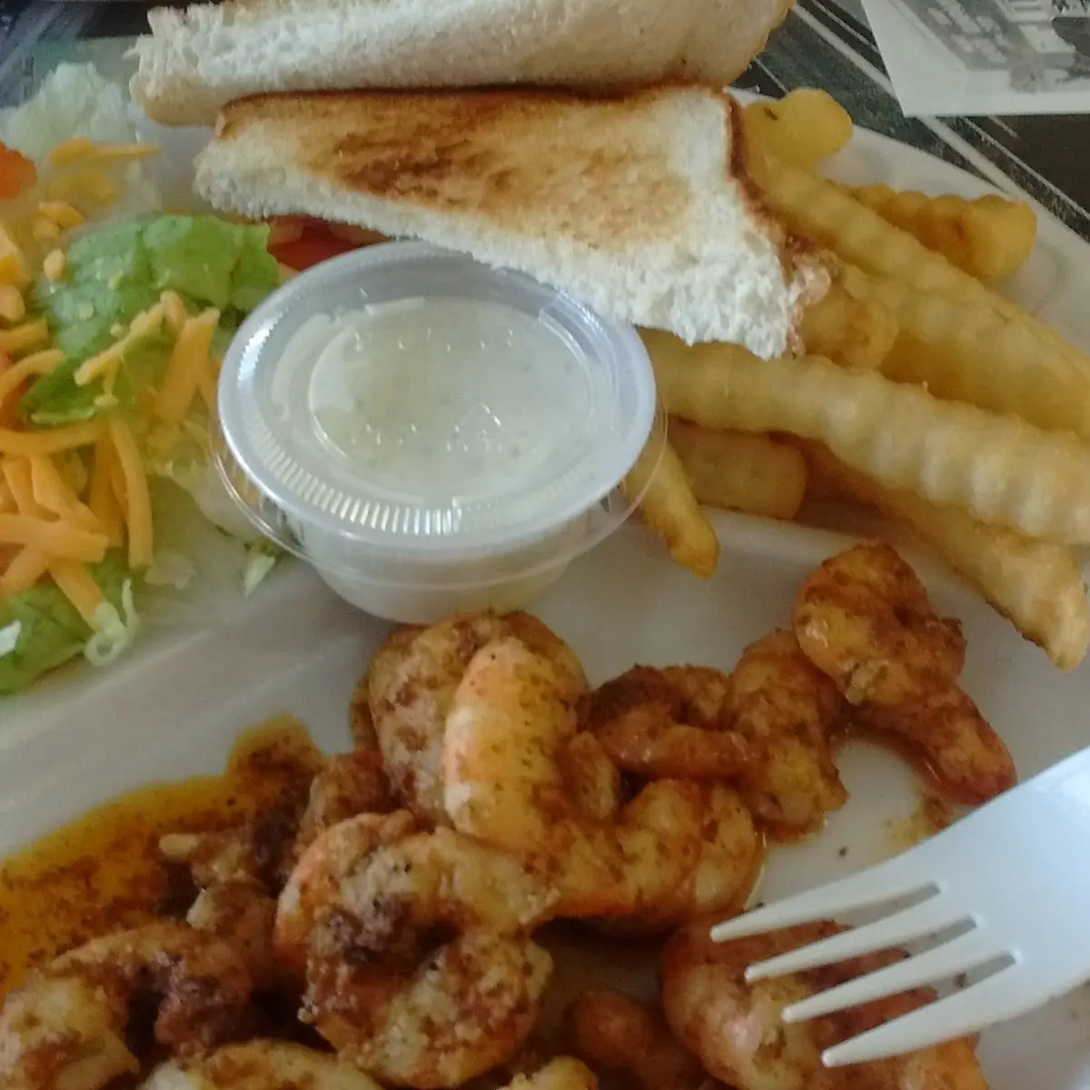 Grilled Shrimp Basket