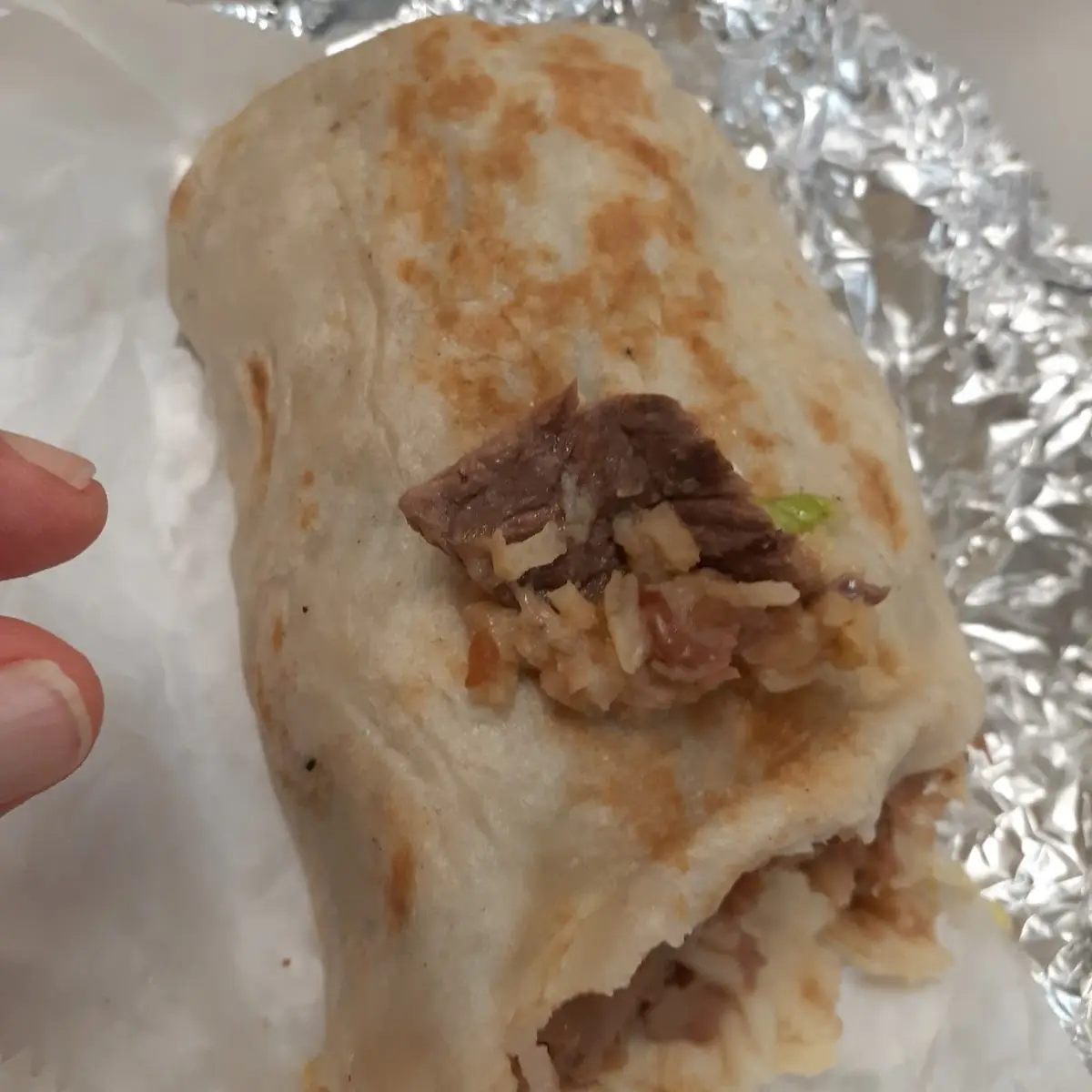 Ground Beef Burrito
