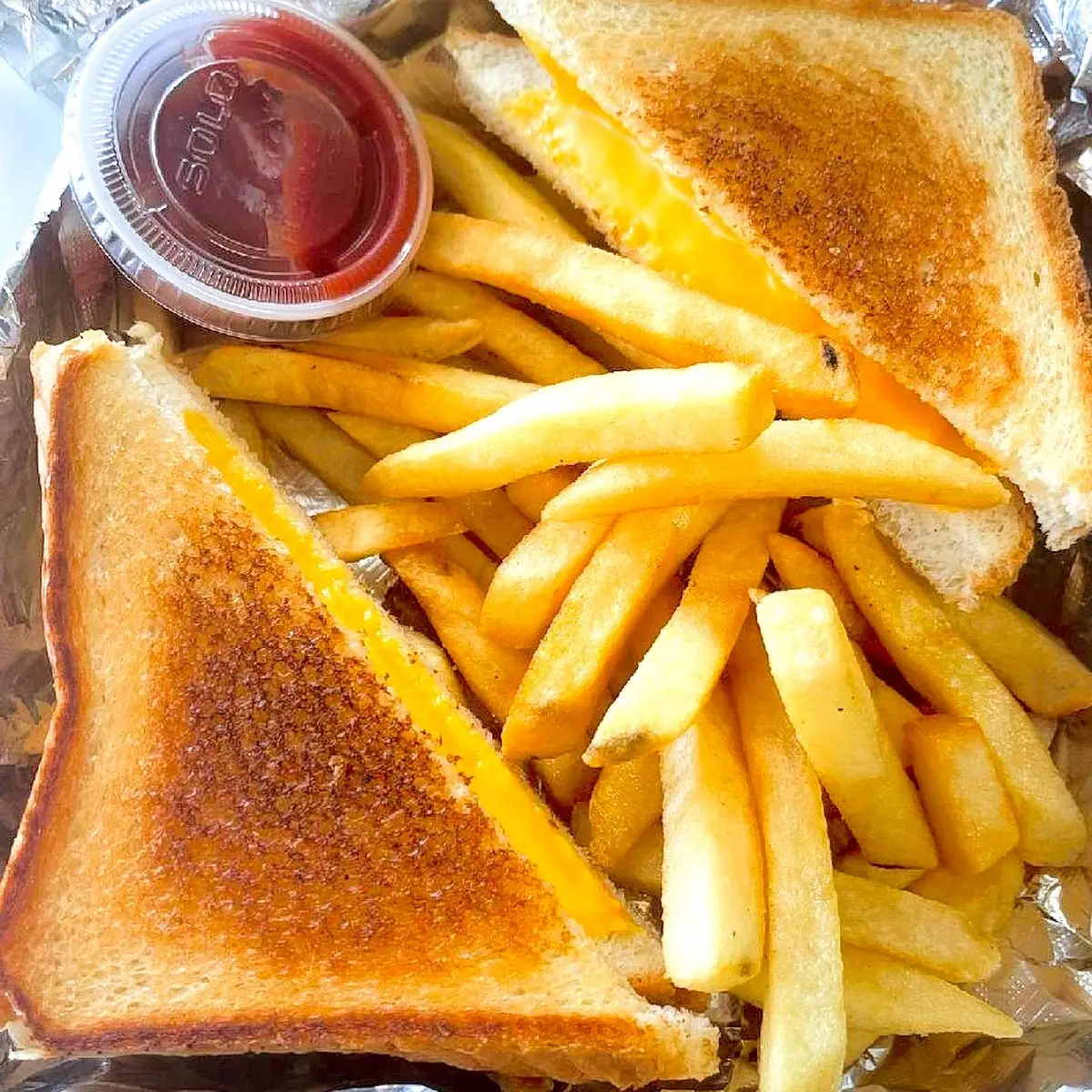 Grilled Cheese and Fries