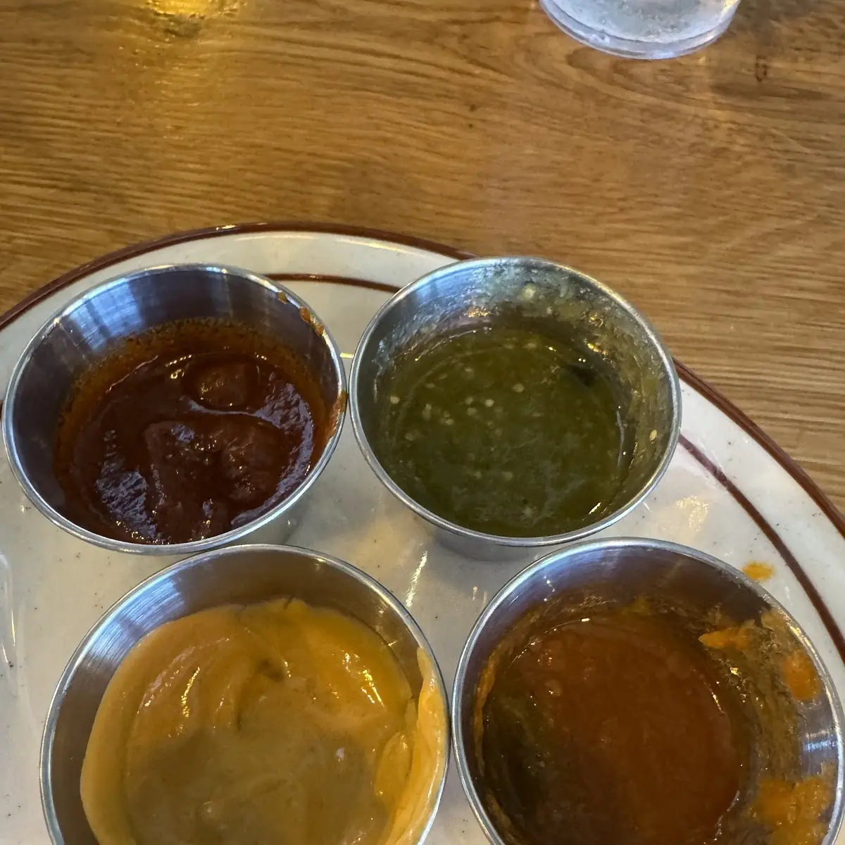 Four Sauce Options