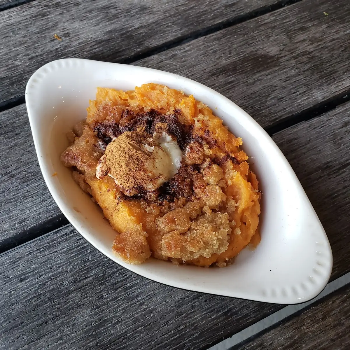 Sweet Potato Creme Brulee