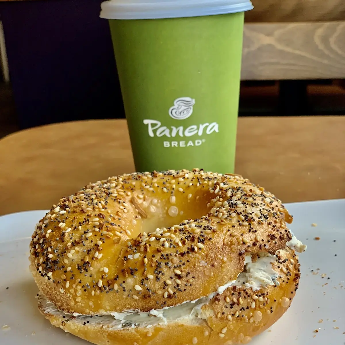 Everything Bagel with Cream Cheese