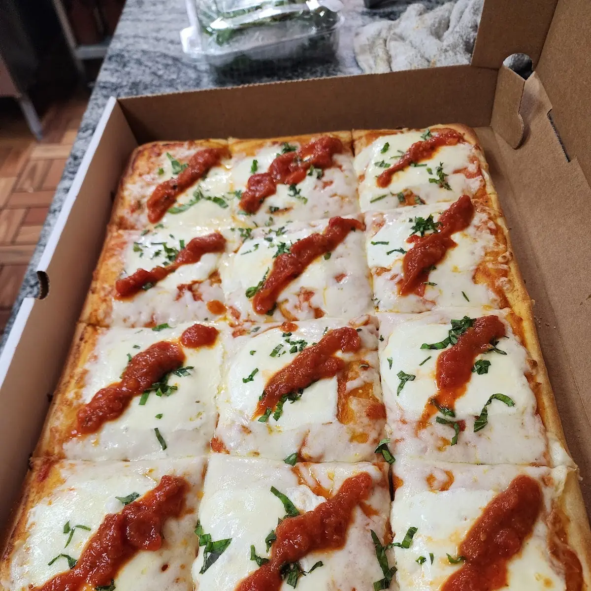 Sicilian Cheese Pizza