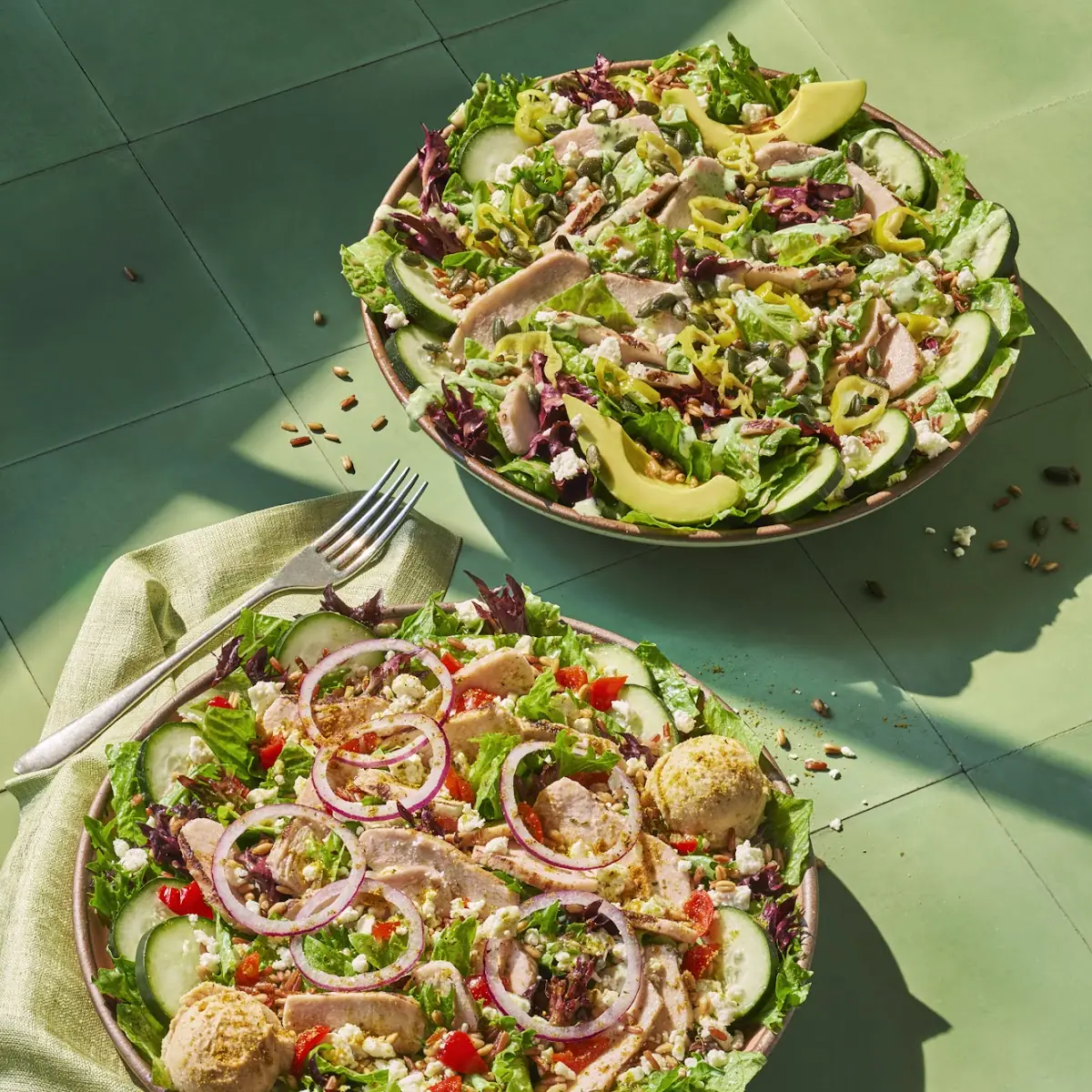 Mediterranean Chicken Grains with Greens & Balsamic Bliss Chicken Greens with Grains