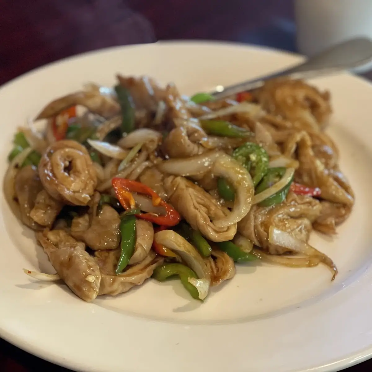 Sauteed Pork Intestines with Pepper