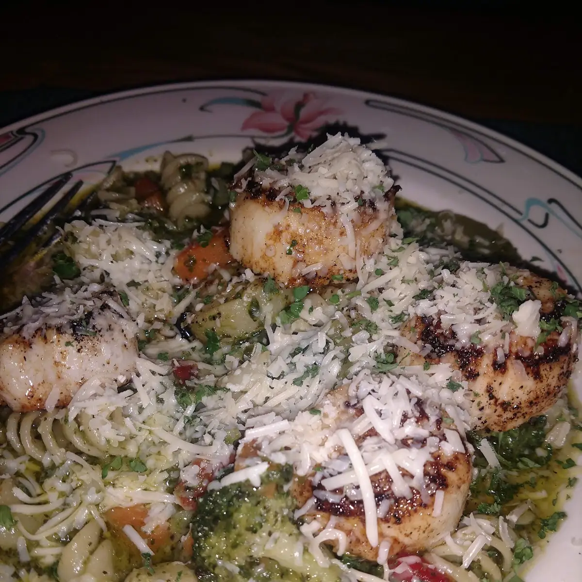 Blackened Sea Scallops