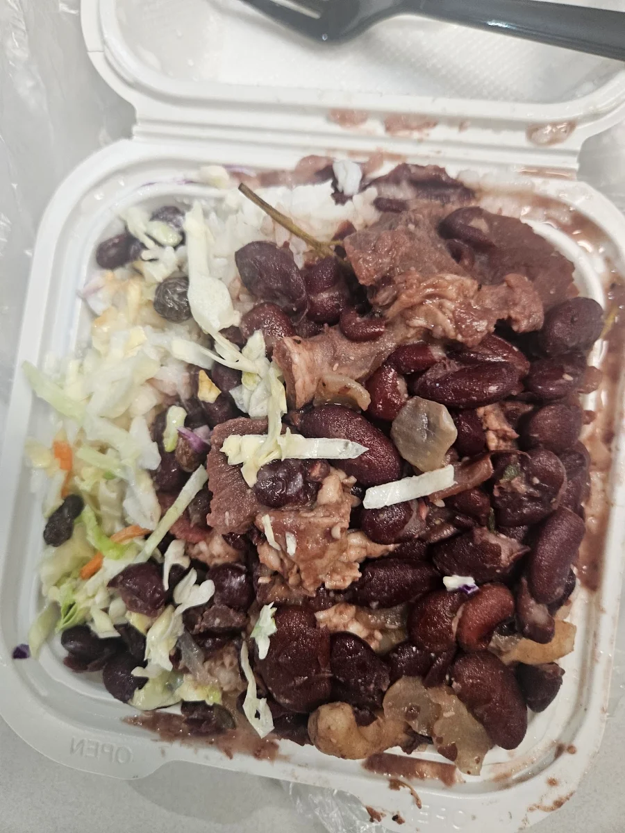 Beef Stew Peas snd White Rice, GC Jerk Xpress