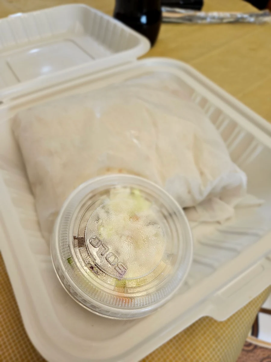Curry Chicken Roti, GC Jerk Xpress