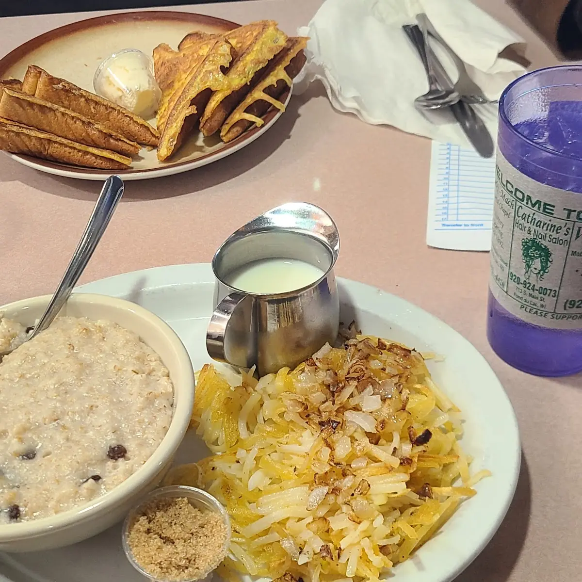 Oatmeal and Hash Browns