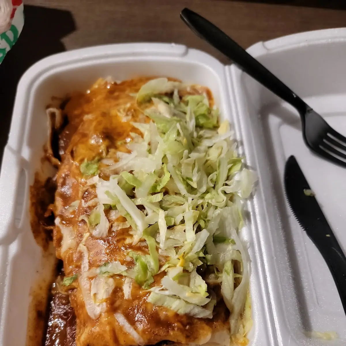 Wet Chili Relleno Burrito