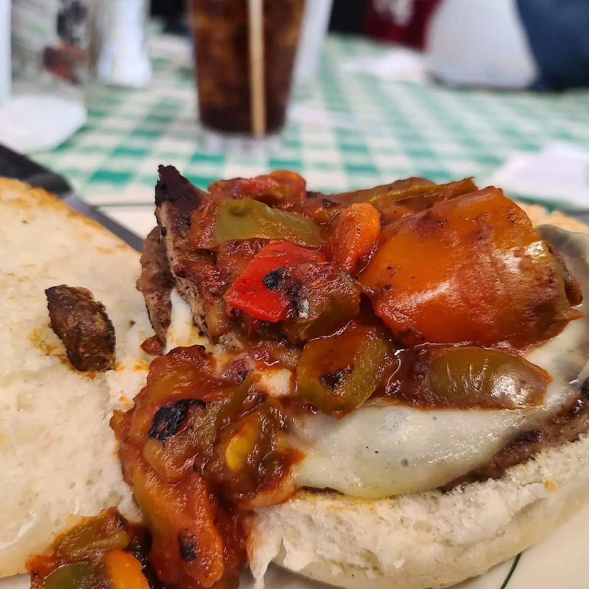 Steak Sandwich w Cheese & Peppers