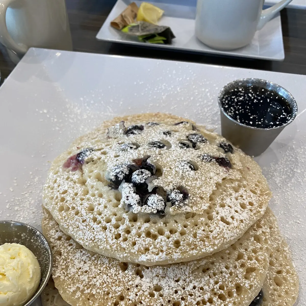 Chocolate Chip Pancakes with Bacon