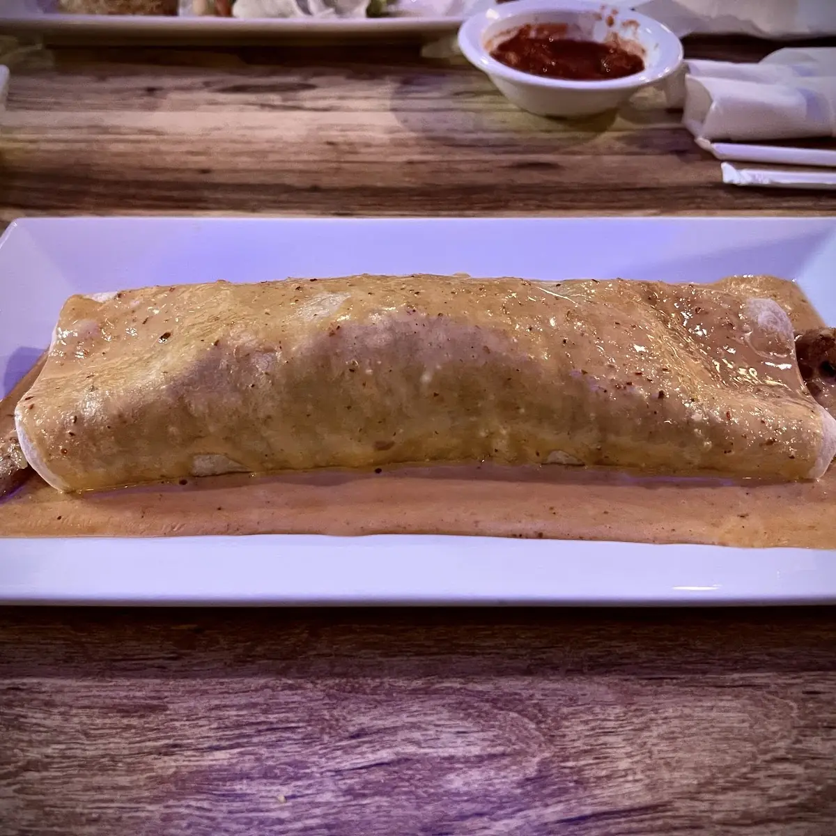 Wrapped Grilled Chicken Burrito
