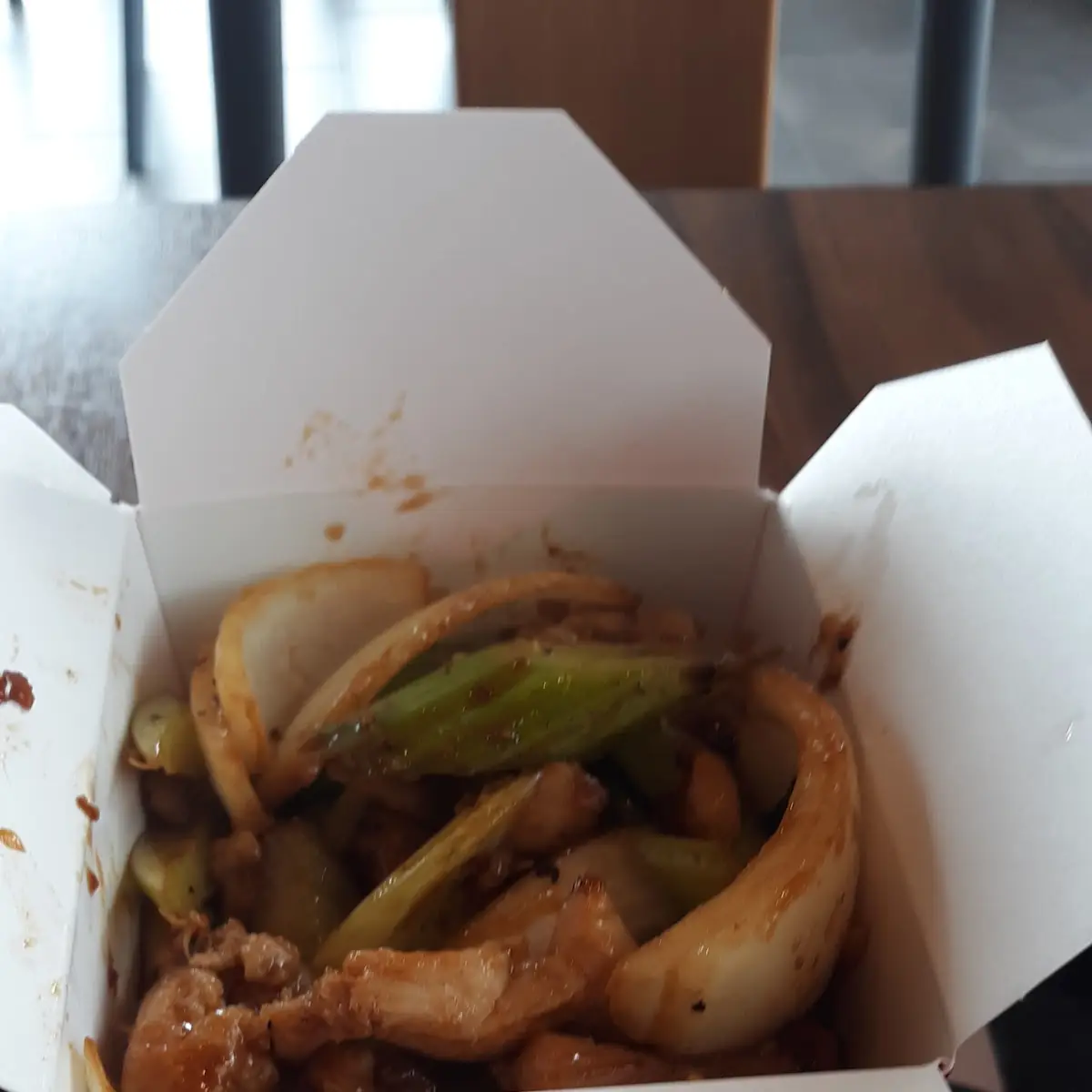 Black Pepper Chicken and Chow Mein