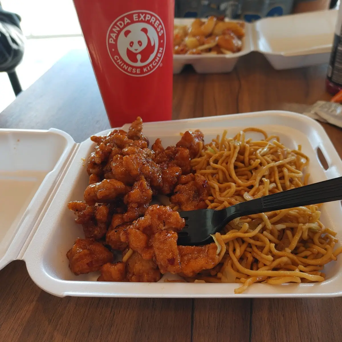 Orange Chicken Chow Mein