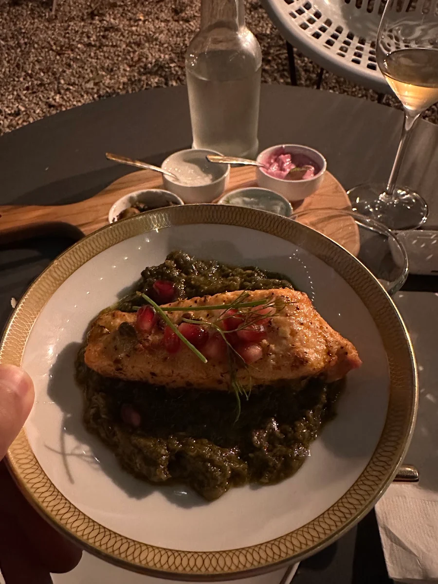 Saumon Aux Herbes Façon Ghalieh