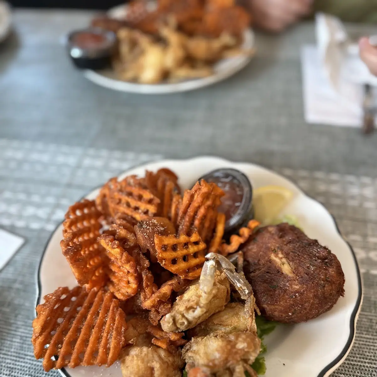 Crab Cake and Soft Shell Crab Combo