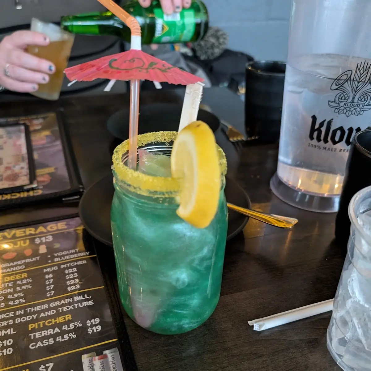 Korean Style Ice Pop Soju Cocktail