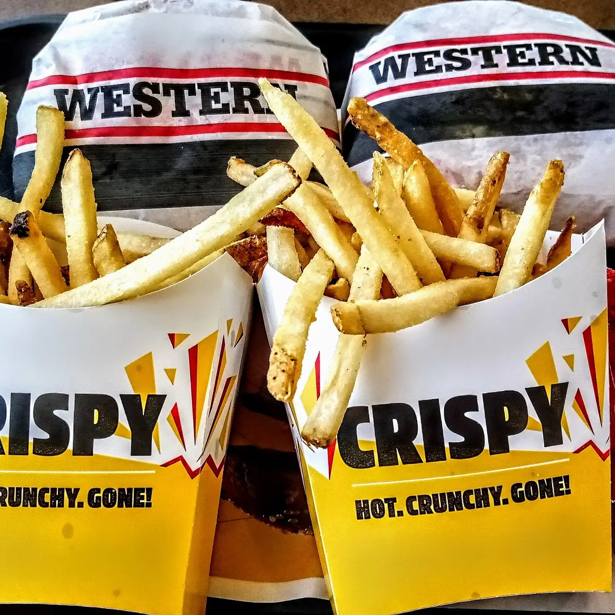 Western Burger with Fries