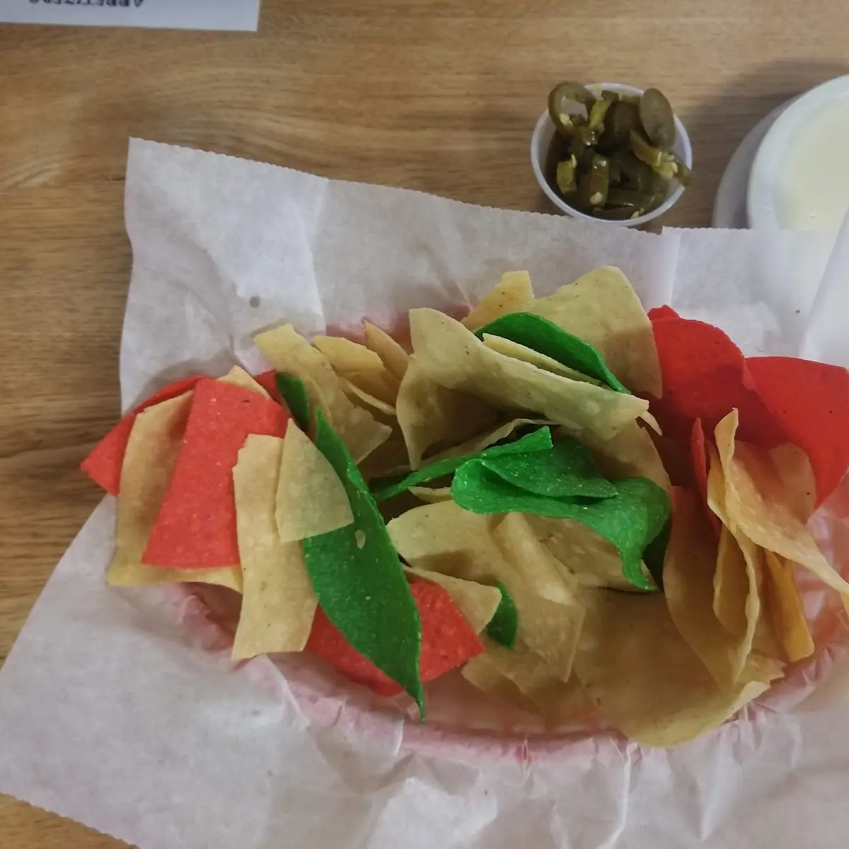 Chips and Salsa with Queso Dip