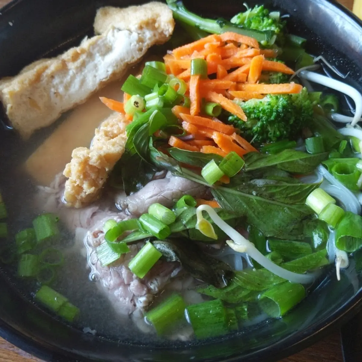Beef Pho with Tofu