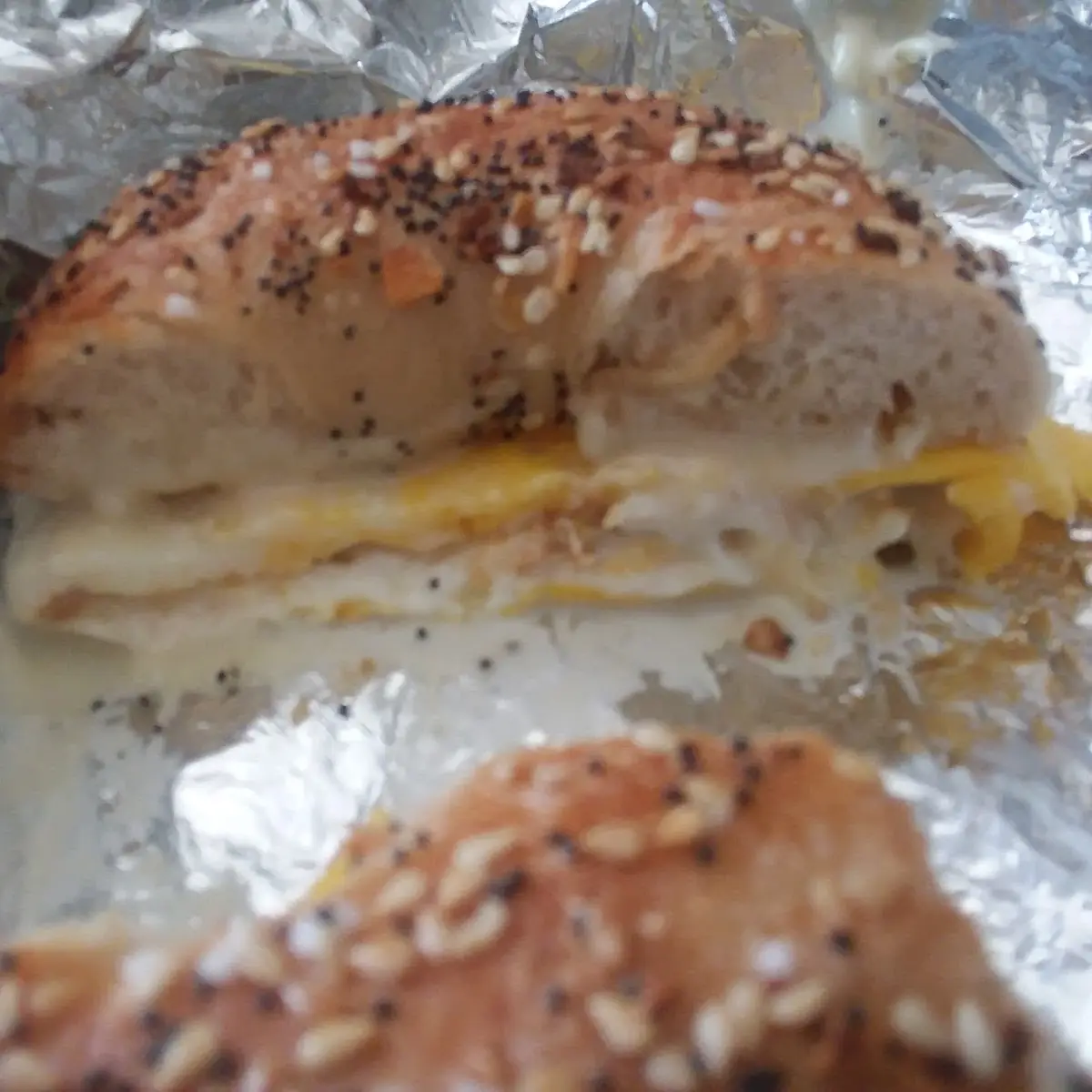 Everything Bagel Egg Sandwich